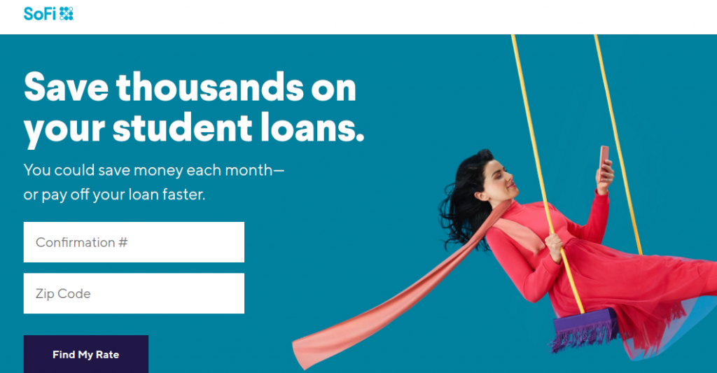 Refinance Student Loans with SoFi Logo