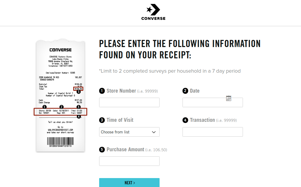 Converse Customer Survey